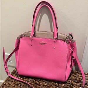 Kate Spade Pink Leather Tote Bag